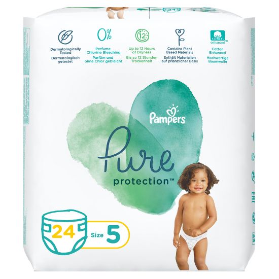 Picture of Pampers Pure Protection Size 5 11+kg 24pcs