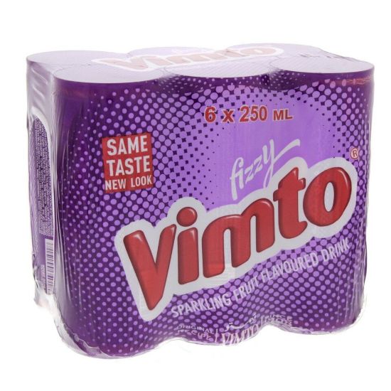 Picture of Vimto Sparkling Fruit Flavoured Drink 250ml x 6 Pieces(N)