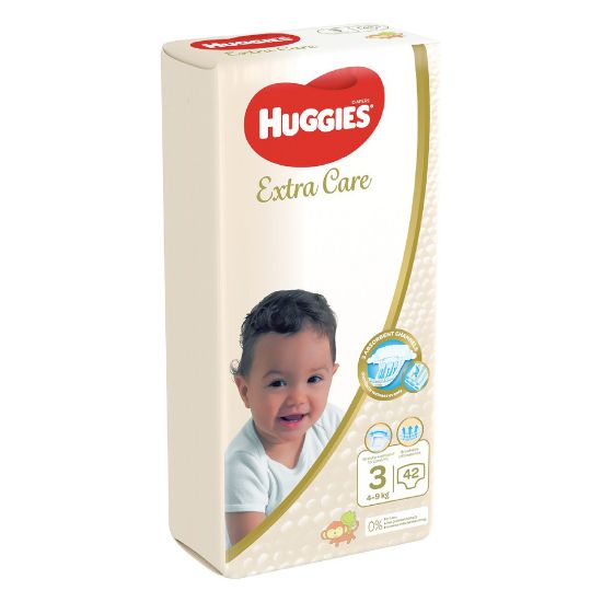 Picture of Huggies Extra Care Diaper Size 3 4-9kg 42 pcs