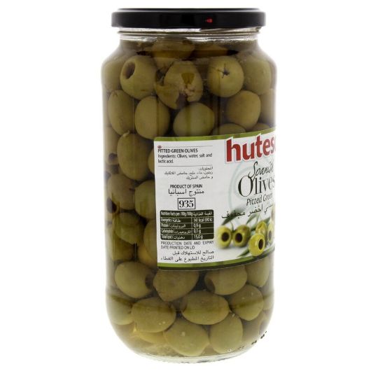 Picture of Hutesa Spanish Green Olives Pitted 400g