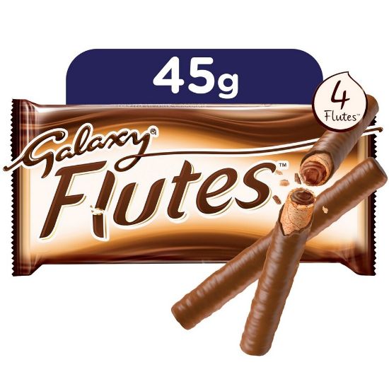 Picture of Galaxy Flutes Chocolate Fingers 45g(N)