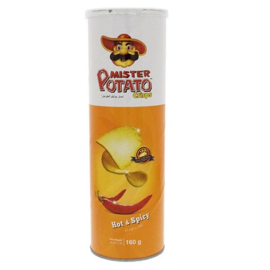 Picture of Mister Potato Crisps Hot & Spicy 160g