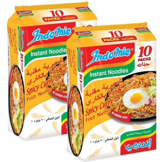 Picture of Indomie Spicy Curry Fried Instant Noodles Value Pack 20 x 90g(N)