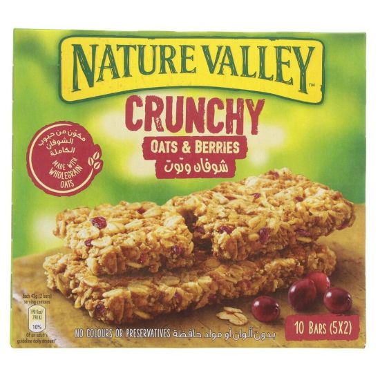 Picture of Nature Valley Crunchy Granola Bar Oats And Berries 5 x 42g(N)