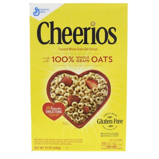 Picture of General Mills Cheerios Toasted Whole Grain Oat Cereal 340g