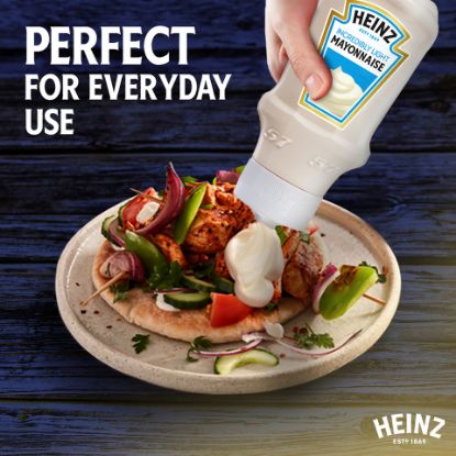 Picture of Heinz Incredibly Light Mayonnaise Top Down Squeezy Bottle 225ml