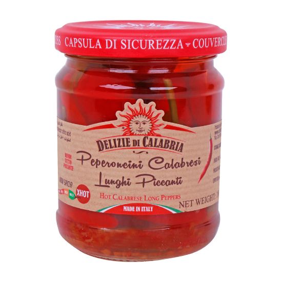 Picture of Delizie Di Calabria Hot Calabrese Long Peppers 180g