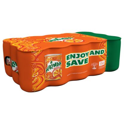 Picture of Mirinda Orange Carbonated Soft Drink Cans 155ml(N)