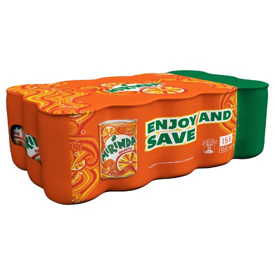 Picture of Mirinda Orange Carbonated Soft Drink Cans 155ml(N)