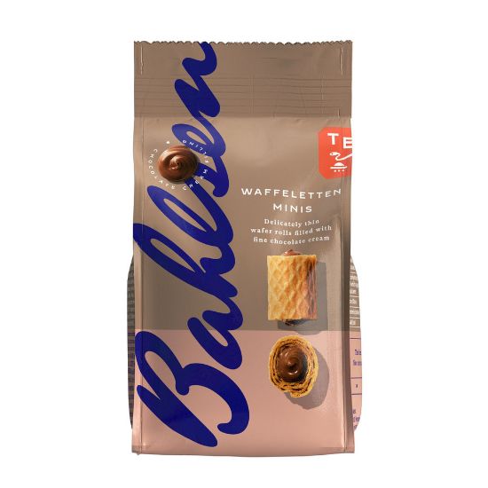 Picture of Bahlsen Creamy Wafers Rolls Chocolate 75g