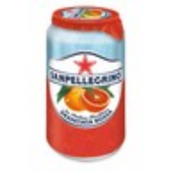 Picture of San Pellegrino Sparkling Fruit Beverage Aranciata Rossa/Blood Orange Can 330ml(N)