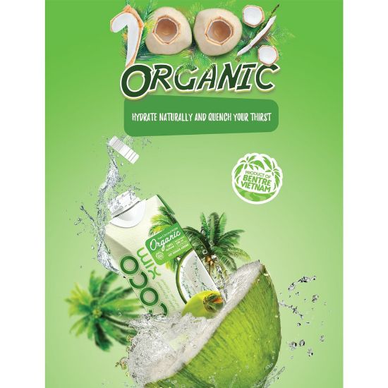 Picture of Coco Xim Organic Pure Coconut Water 1 Litre(N)