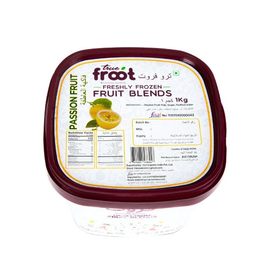 Picture of True Froot Freshly Frozen Fruit Blends Passion Fruit 1 kg