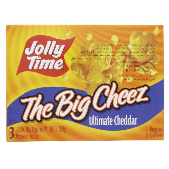 Picture of Jolly Time The Big Cheez Ultimate Cheddar Microwave Pop Corn 298g(N)