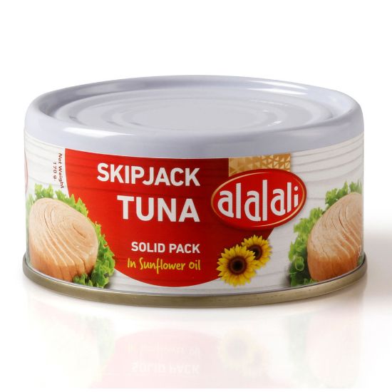 Picture of Al Alali Skip Jack Tuna Solid Pack In Sunflower Oil 170g