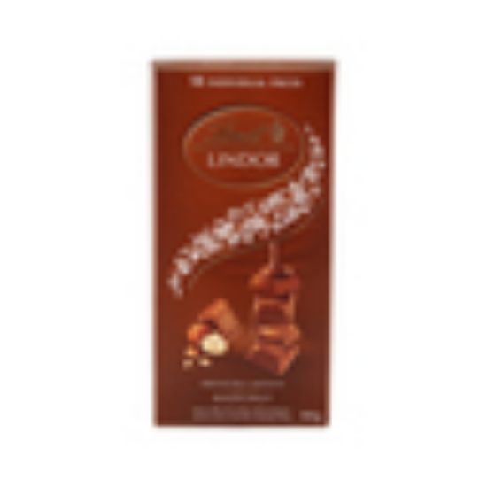 Picture of Lindt Lindor Milk Chocolate With Hazelnut 100 g(N)