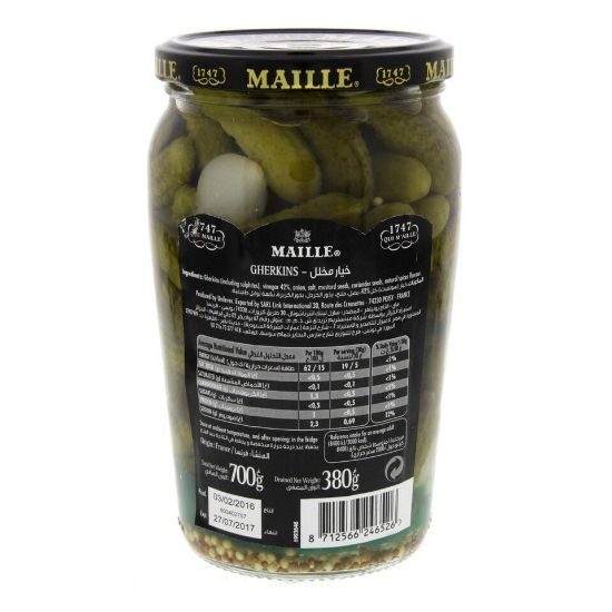 Picture of Maille Cornichons Extra Fines Cueillis Main 380g