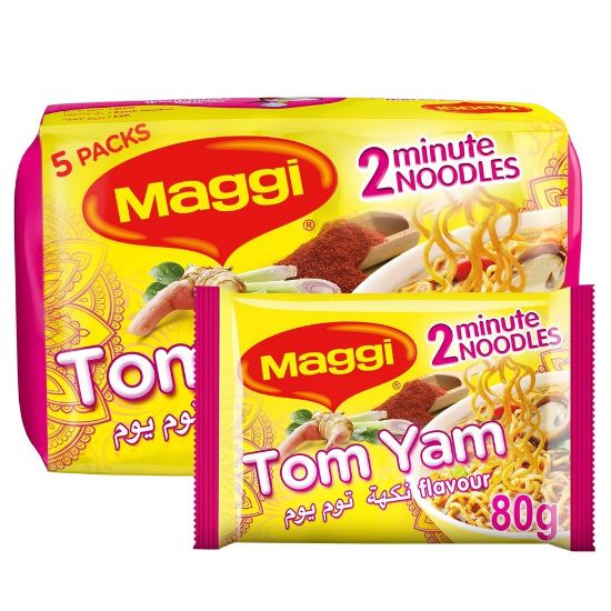 Picture of Maggi Tom Yam Noodles 5 x 80g(N)