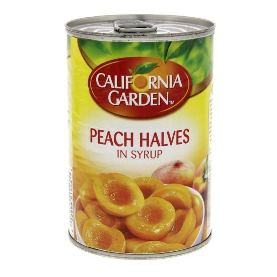 Picture of California Garden Canned Peach Halves In Syrup 420g(N)