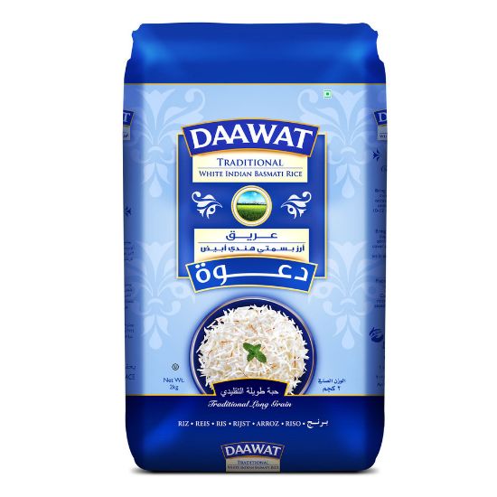 Picture of Daawat Traditional White Indian Basmati Rice 2kg(N)