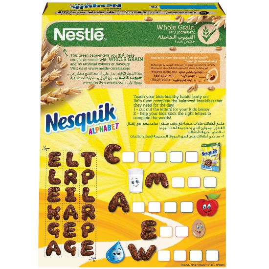 Picture of Nestle Nesquik Cereals Alphabet 325g