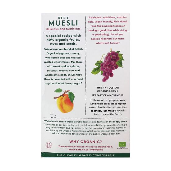 Picture of Alara Organic Rich Muesli 500g