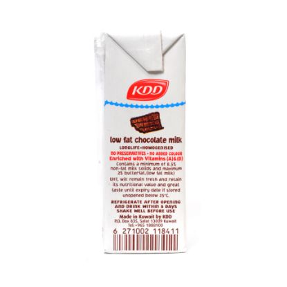 Picture of KDD 1-2-3 Chocolate Flavoured Milk Low Fat 125ml x 6 Pieces(N)