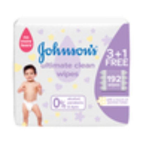 Picture of Johnson's Baby Wipes Ultimate Clean 192pcs