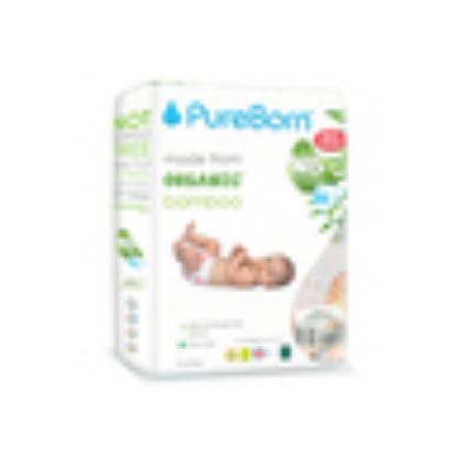 Picture of Pure Born Organic Diaper Newborn 4.5kg 68pcs