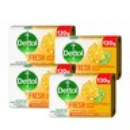 Picture of Dettol Fresh Anti-Bacterial Soap 4 x 120g