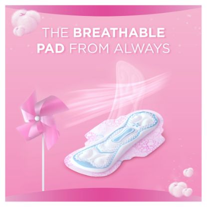 Picture of Always Breathable Soft Maxi Thick Large Sanitary Pads with Wing 30pcs