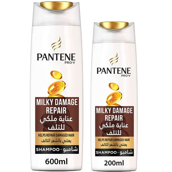 Picture of Pantene Pro-V Milky Damage Repair Shampoo Pack 600ml + 200ml