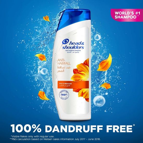 Picture of Head & Shoulders Anti-Hairfall Anti-Dandruff Shampoo 600ml