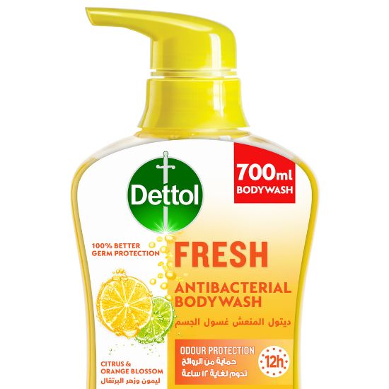 Picture of Dettol Fresh Showergel & Bodywash Citrus & Orange Blossom Fragrance 700ml