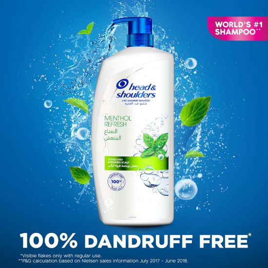 Picture of Head & Shoulders Menthol Refresh Anti-Dandruff Shampoo 1Litre