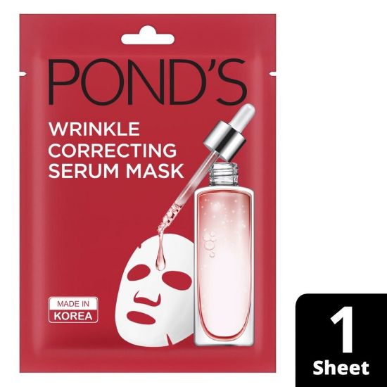 Picture of Ponds Face Mask Wrinkle correct Serum Mask 21ml