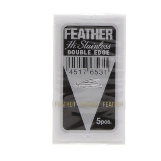 Picture of Feather Hi Stainless Blades Double Edge 5pcs