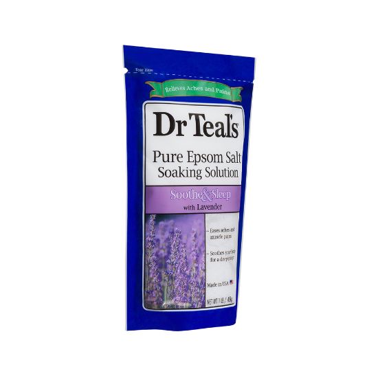 Picture of Dr Teal's Pure Epsom Salt Soaking Solution Soothe & Sleep With Lavender 450g