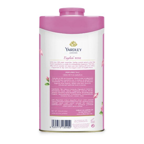 Picture of Yardley Perfumed Talc English Rose250g