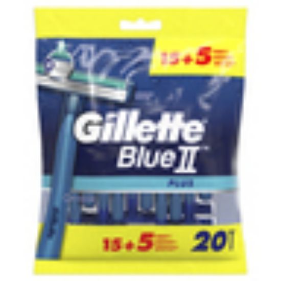 Picture of Gillette Blue II Plus Disposable Razor 15+5