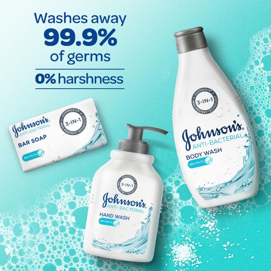 Picture of Johnson's Antibacterial Hand Wash Sea Salt 300ml