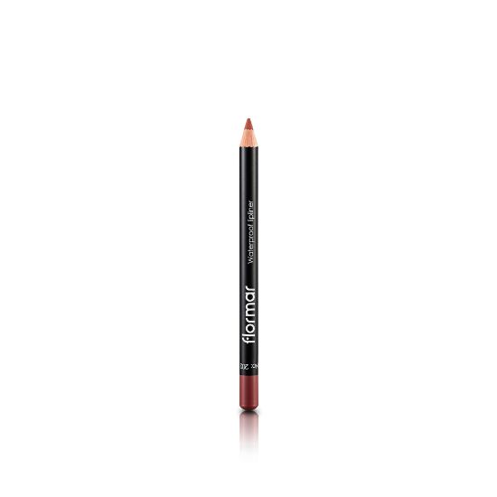 Picture of Flormar Waterproof Lipliner Pencil - 202 Soft Pink Brown 1pc