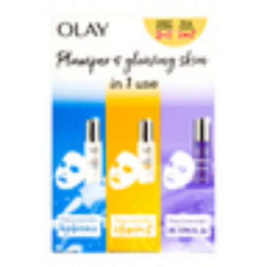 Picture of Olay Plumper & Glowing Skin Sheet Masks 2+1