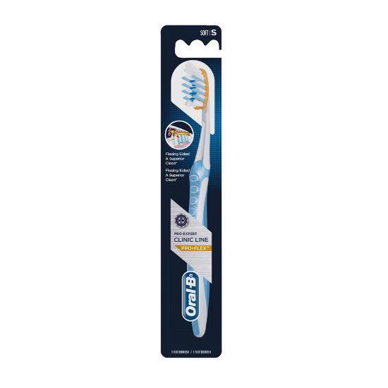 Picture of Oral-B Pro-Expert Clinic Line Pro-Flex Soft Manual Toothbrush Assorted Color 1pc