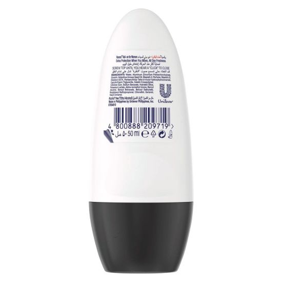 Picture of Rexona Antibacterial + Invisible Antiperspirant Roll-On For Women 50 ml