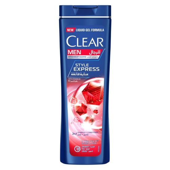 Picture of Clear Men's 2in1 Style Express Anti-Dandruff Shampoo 200ml