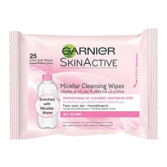 Picture of Garnier Micellar Cleansing Ultra Wipes 25pcs