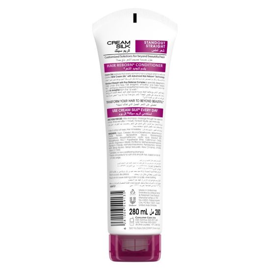 Picture of Cream Silk Hair Reborn Standout Straight Conditioner 280ml