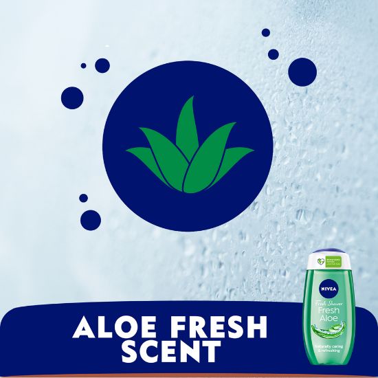 Picture of Nivea Care Shower Gel Fresh Aloe 250ml