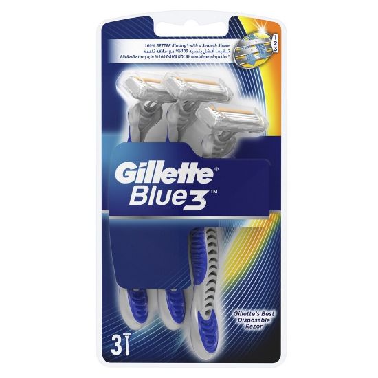 Picture of Gillette Blue3 Men’s Disposable Razors 3pcs